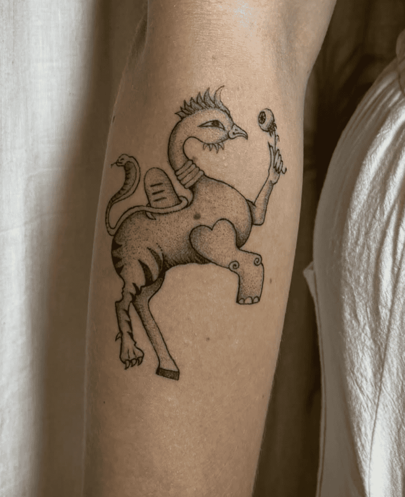 Navagunjara Hindu Mythology Tattoo