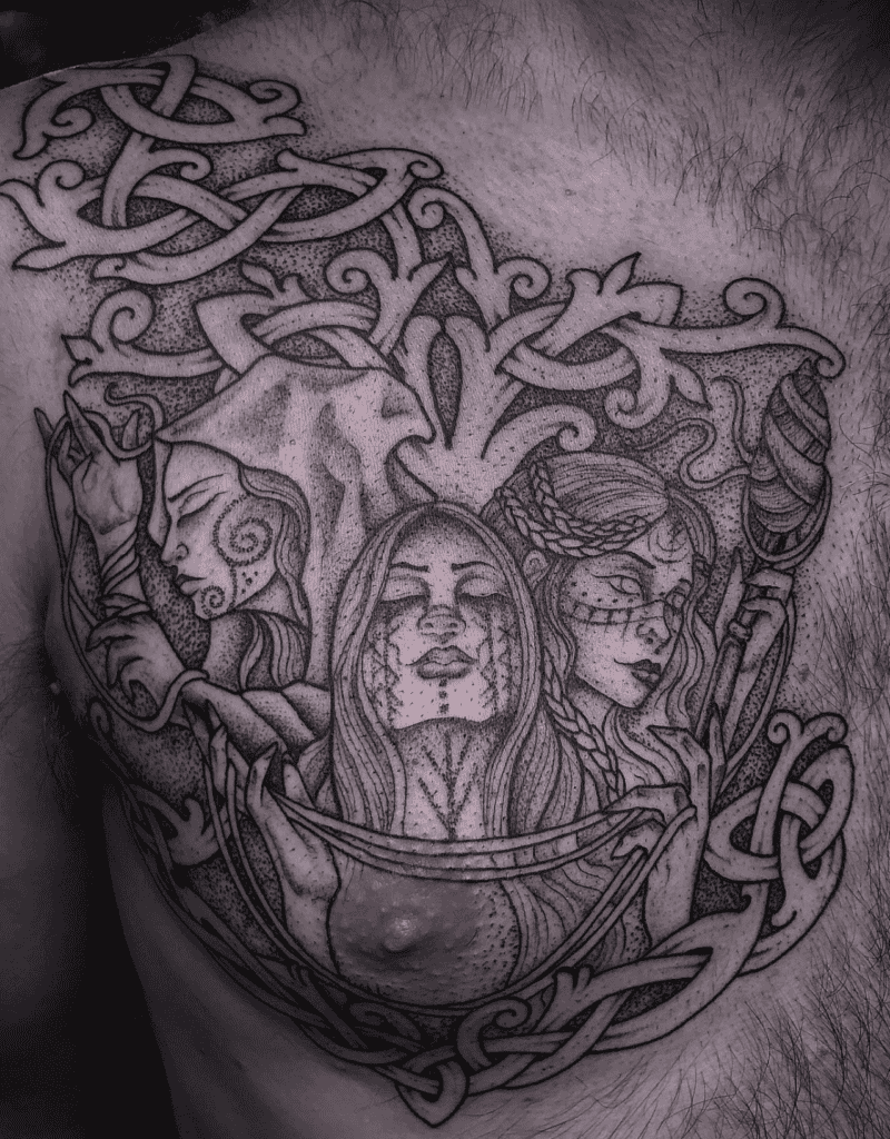 Norns Norse Mythology Tattoo