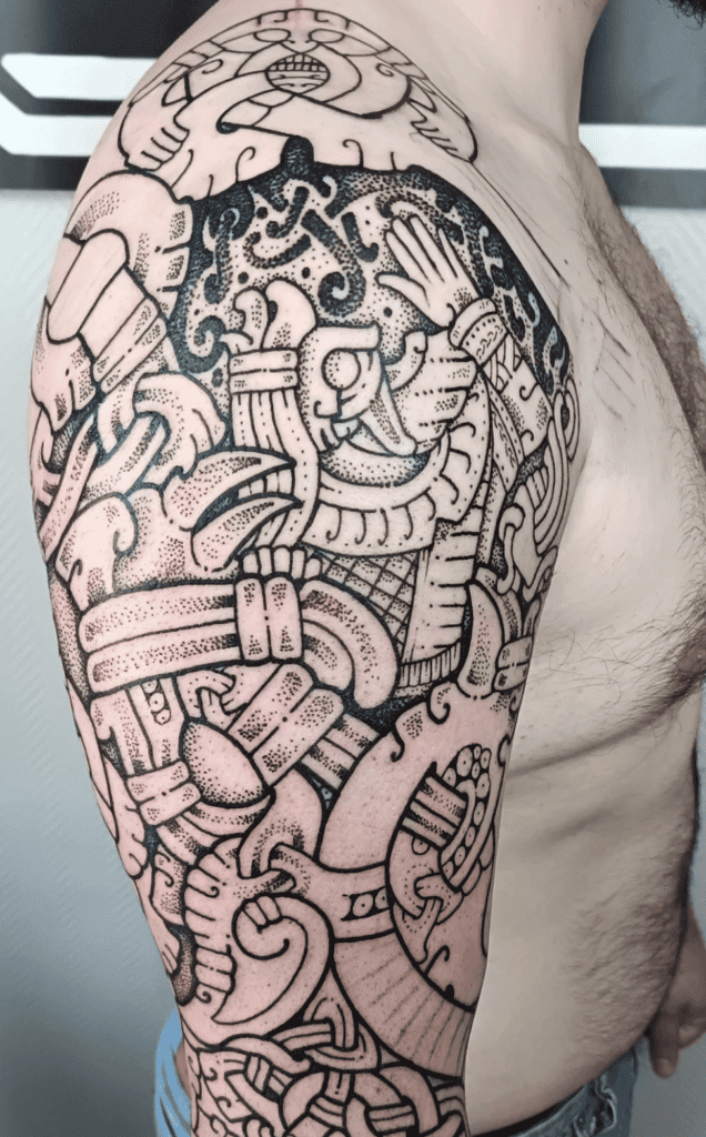 Odin Demise Norse Mythology Tattoo