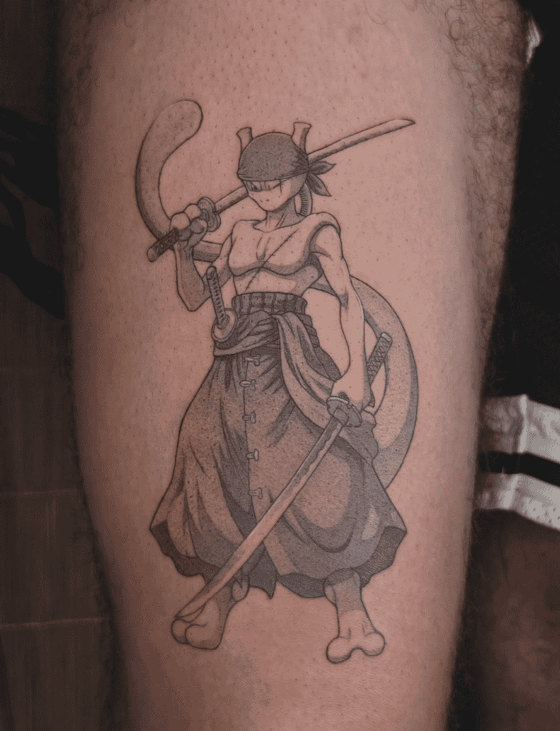One Piece X Pokémon Tattoo