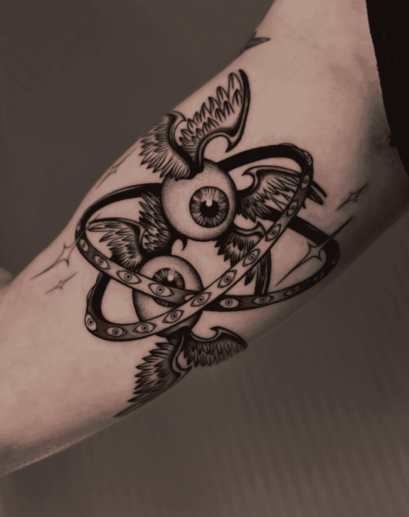 Ophanim Christian Mythology Tattoo