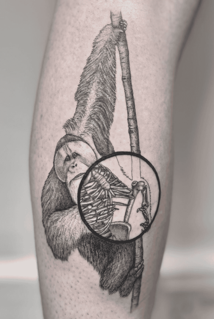 Orangutan Anatomy Ape Tattoo