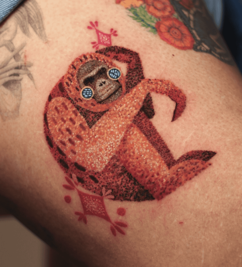 Orangutan Art Ape Tattoo