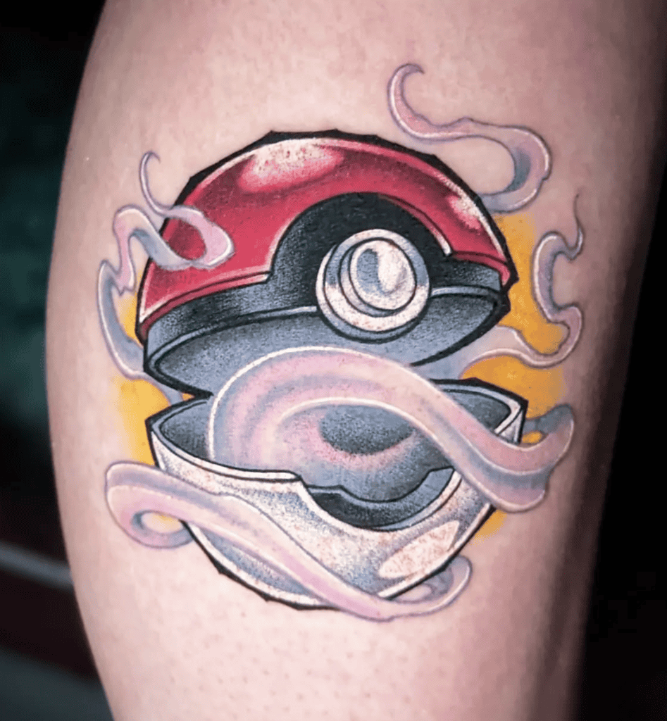 Pokéball Open Pokémon Tattoo