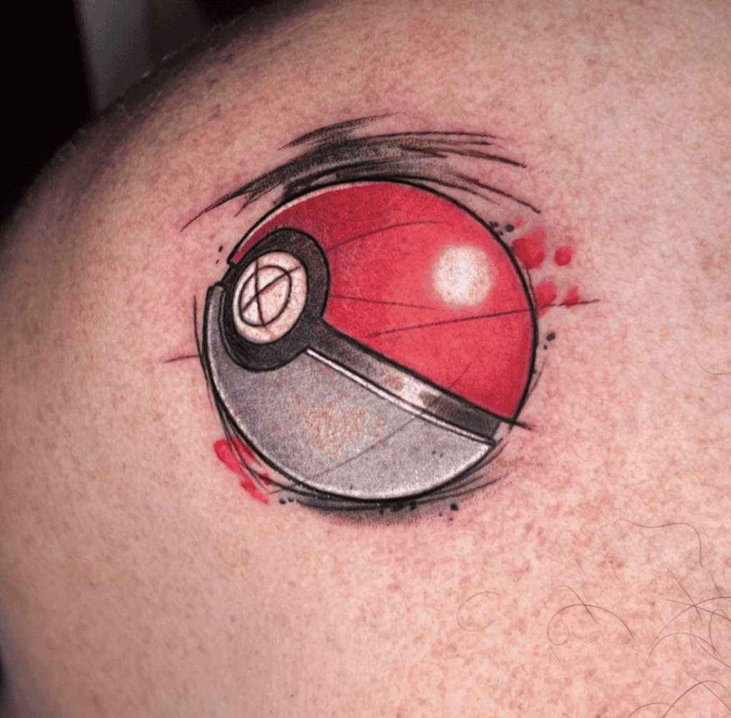Pokéball Pokémon Tattoo