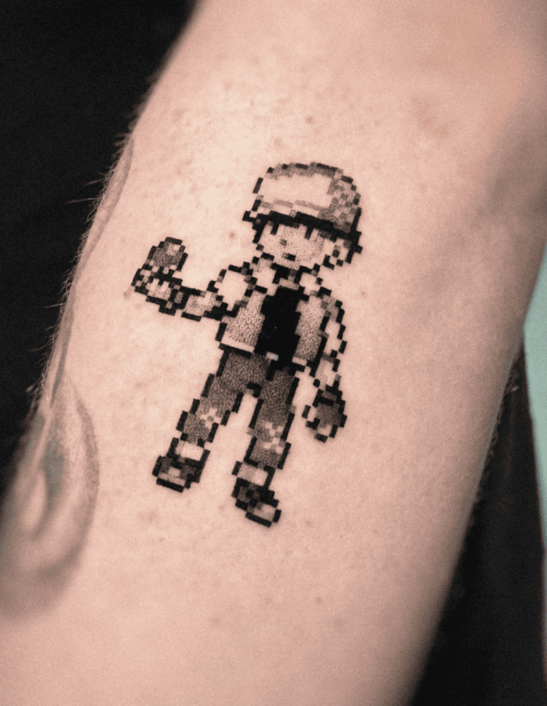 Red Pokémon Tattoo