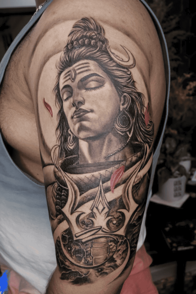 Shiva Calm Hindu Mythology Tattoo