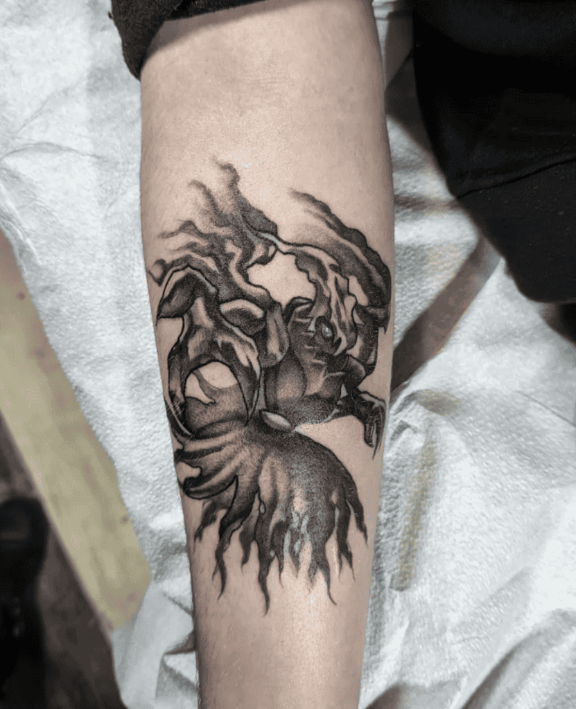 Sinnoh Darkrai Pokémon Tattoo