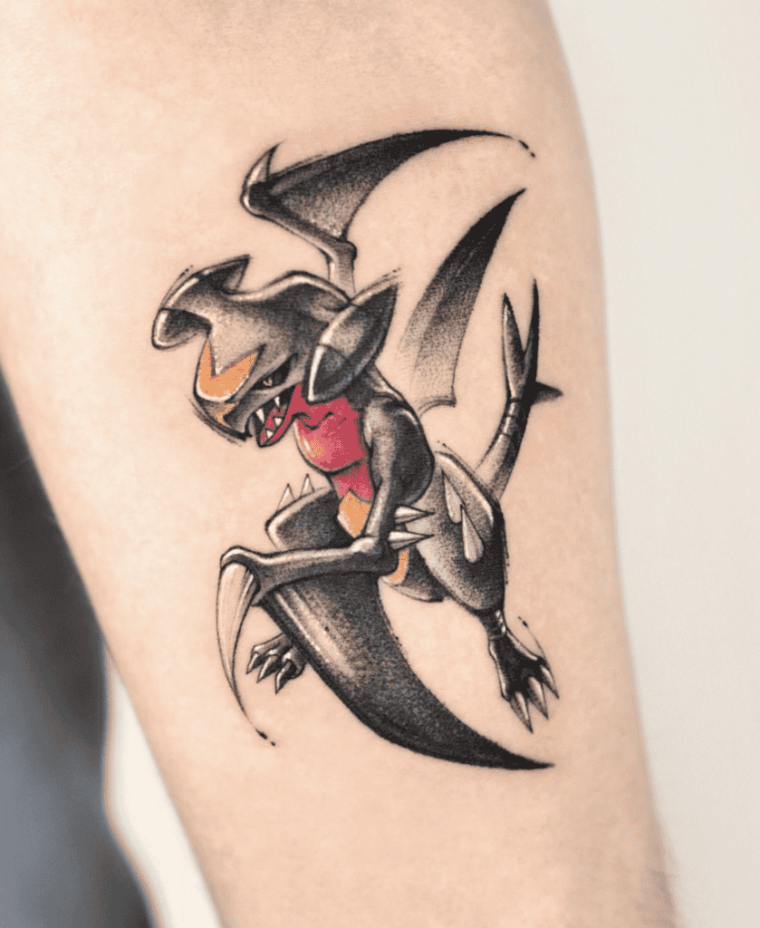 Sinnoh Garchomp Pokémon Tattoo