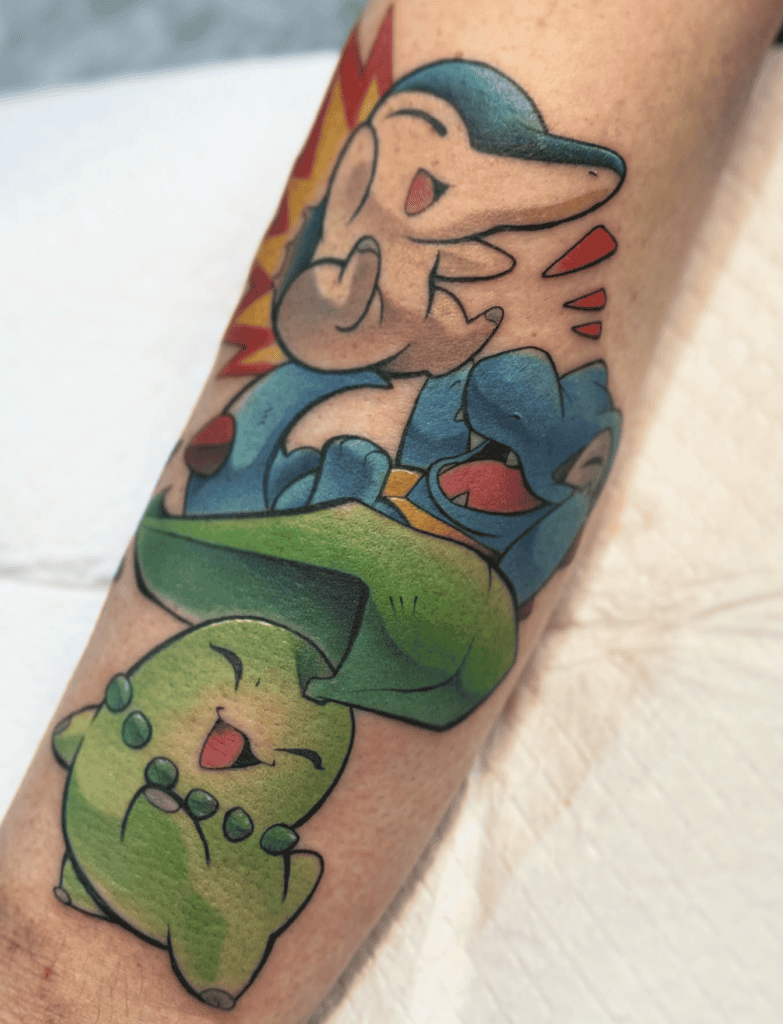 Starter Johto Pokémon Tattoo