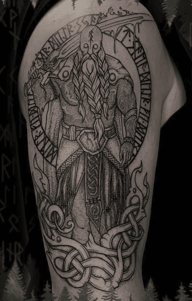 Surtr Giant Norse Mythology Tattoo