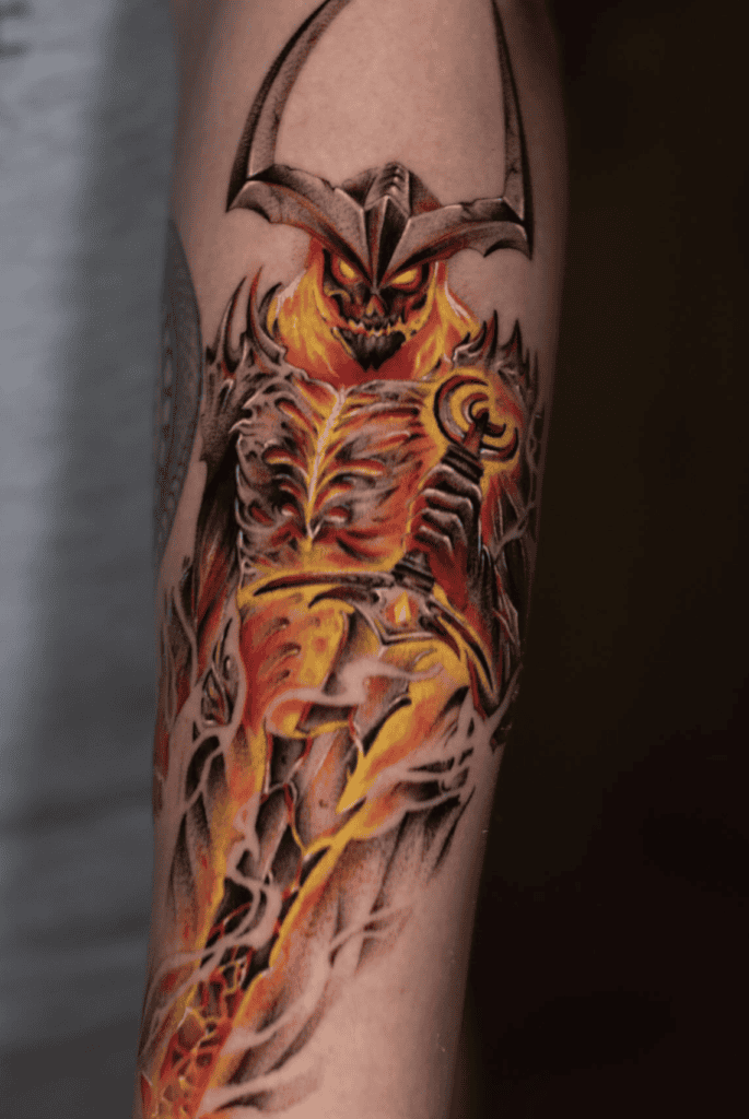 Surtr Norse Mythology Tattoo