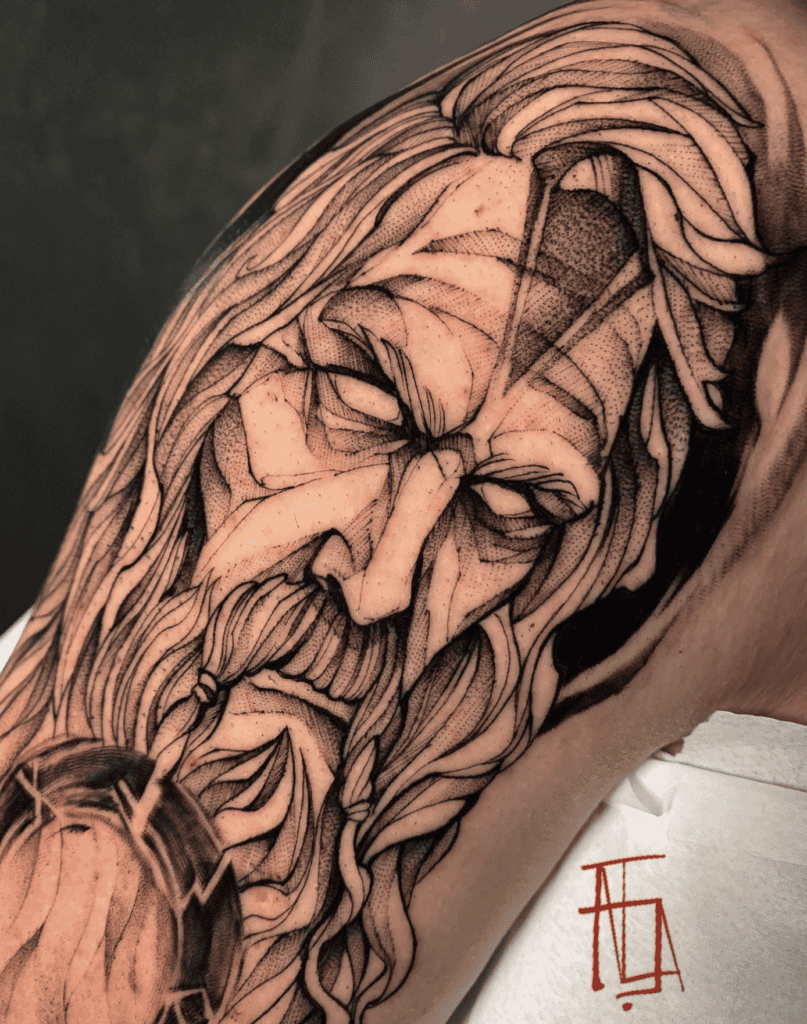 Týr Deity Norse Mythology Tattoo