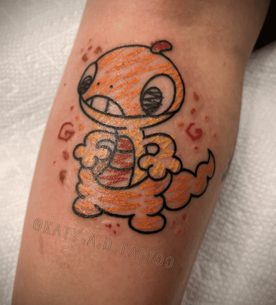 Unova Scraggy Pokémon Tattoo