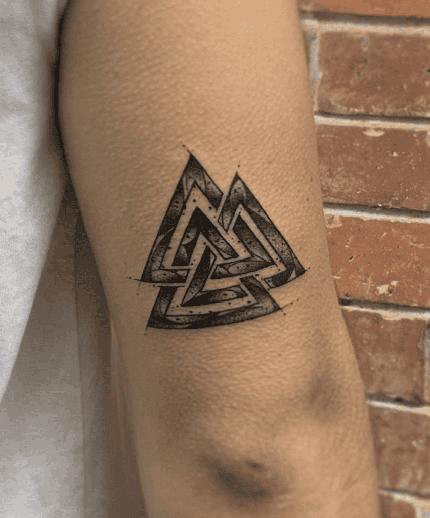 Valknut Norse Mythology Tattoo