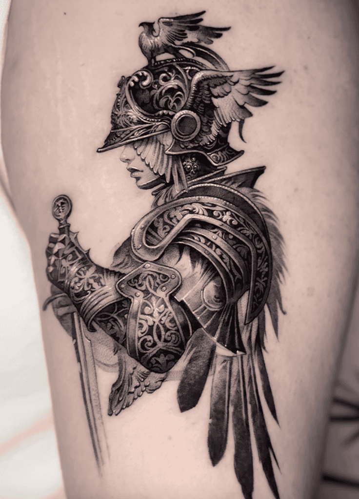 Valkyries Armour Norse Mythology Tattoo