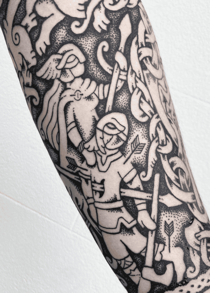 Valkyries Art Norse Mythology Tattoo