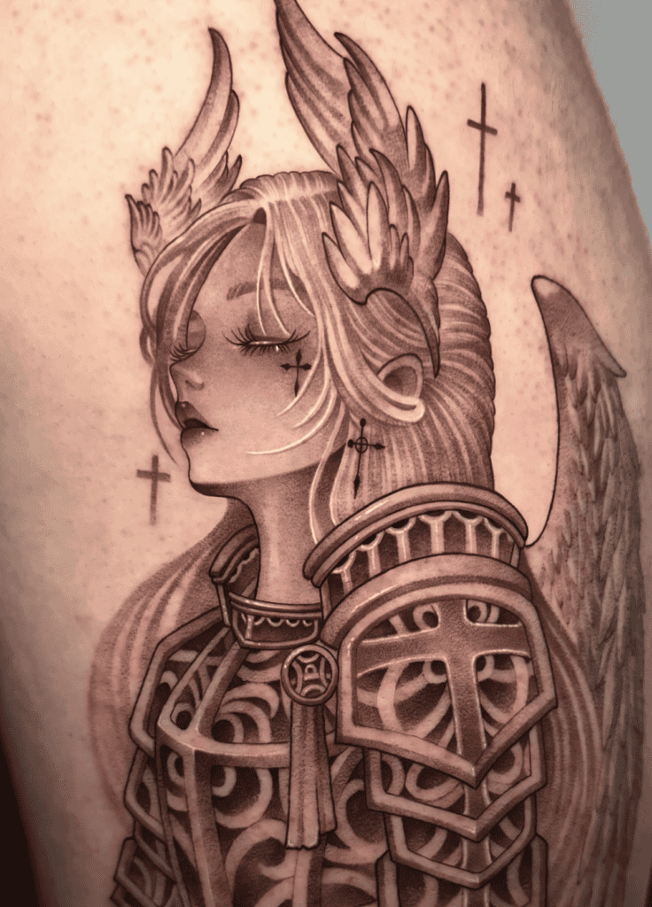 Valkyries Cute Norse Mythology Tattoo