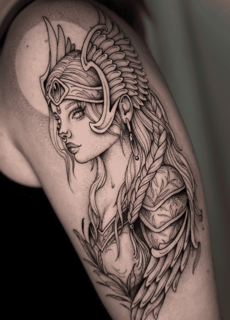 Valkyries Norse Mythology Tattoo