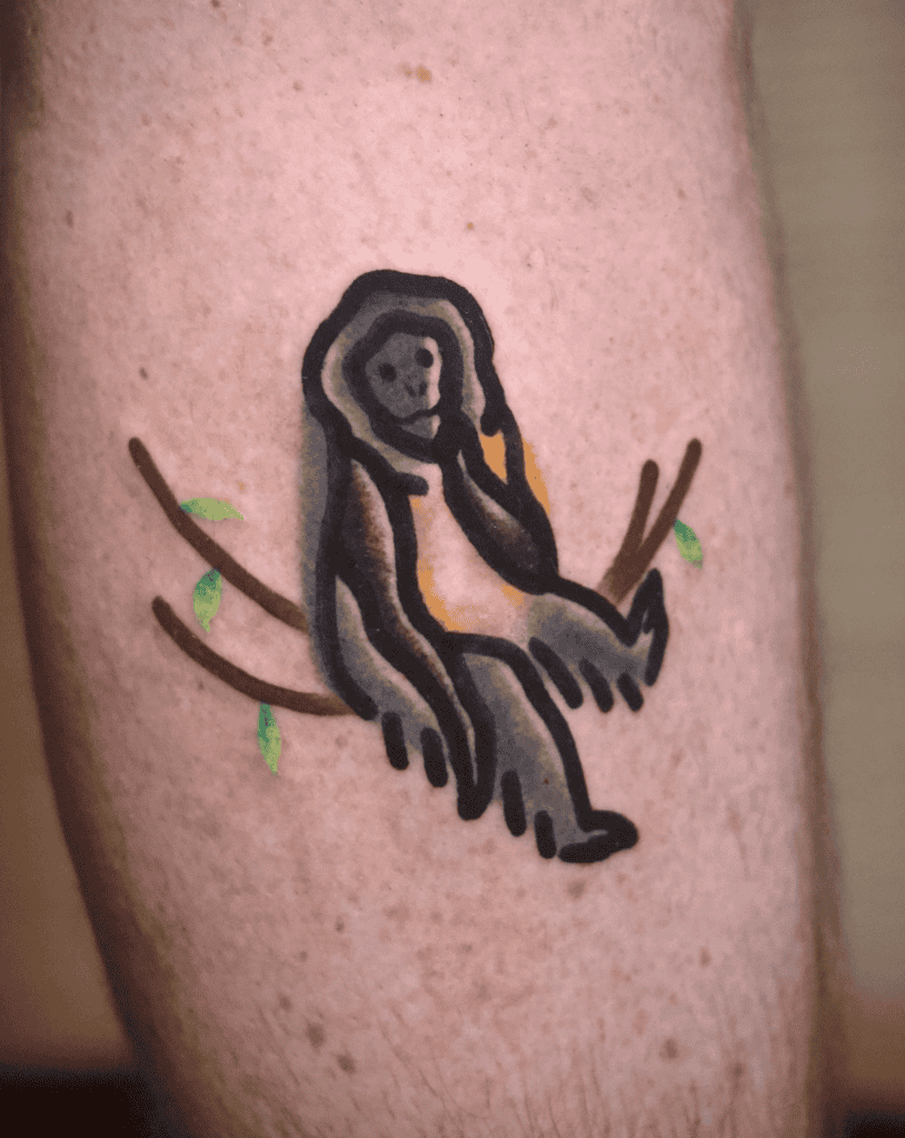 Vervet Monkey Marker Tattoo