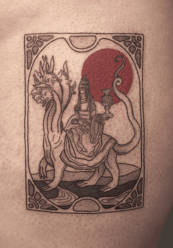 Whore of Babylon Christian Mythology Tattoo