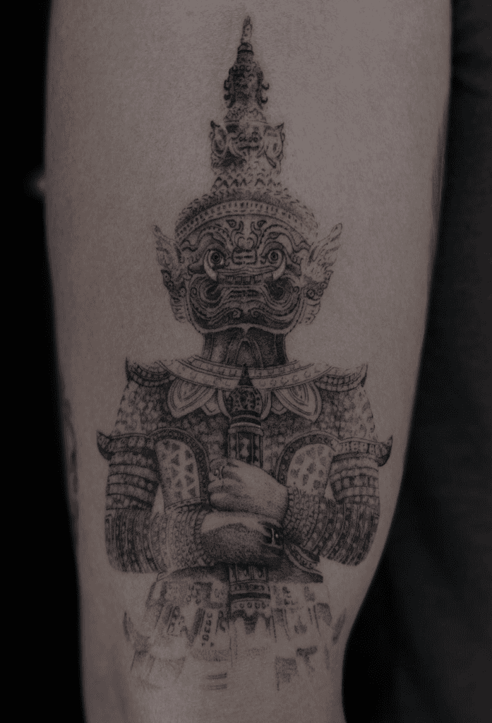 Yaksha Hindu Mythology Tattoo
