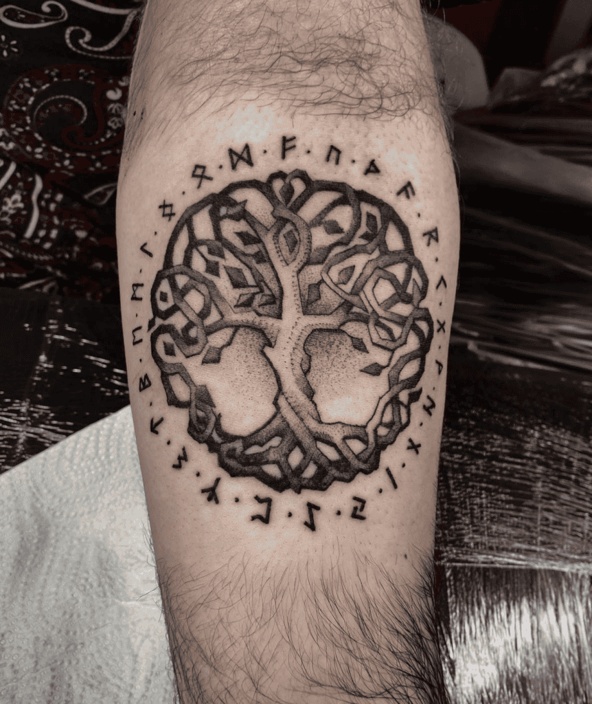 Yggdrasil Norse Mythology Tattoo