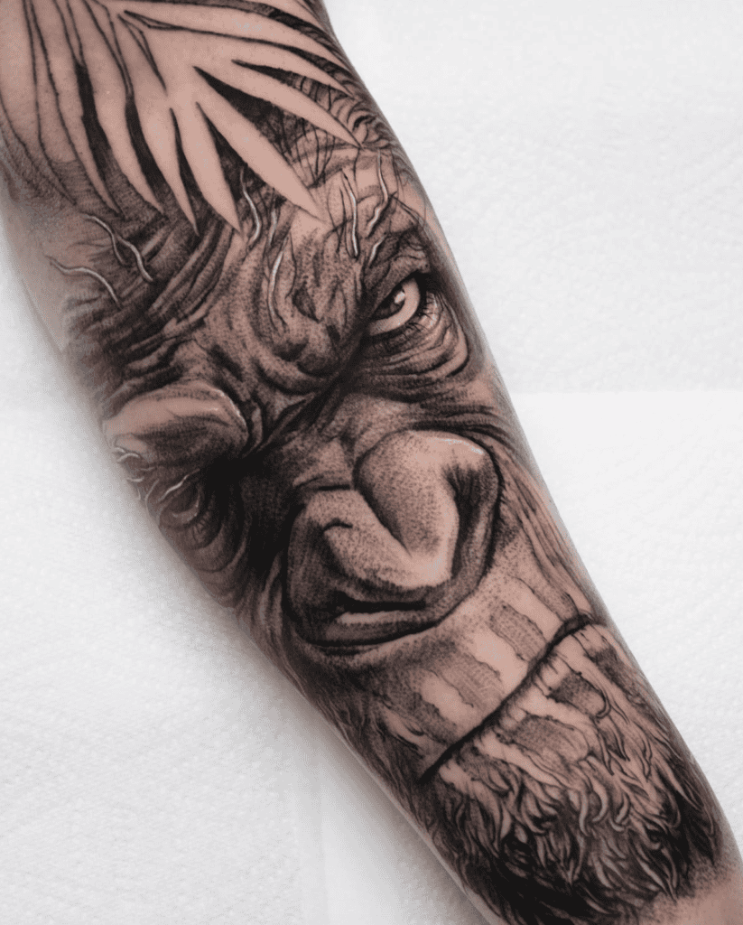 Ceasar Ape Film Tattoo