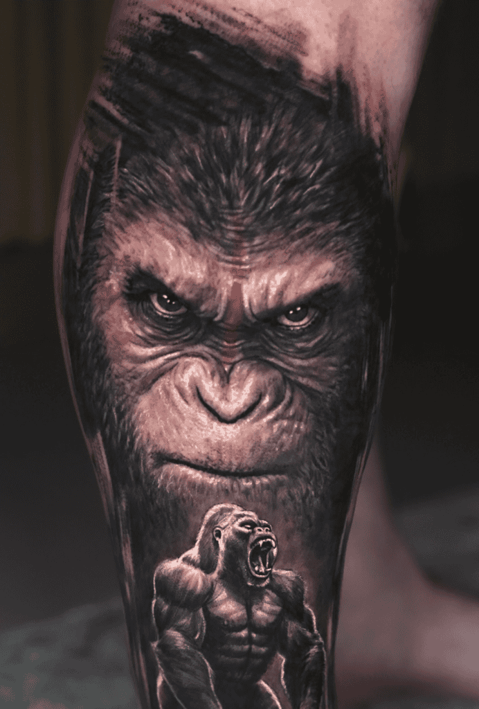 Ceasar Ape Tattoo