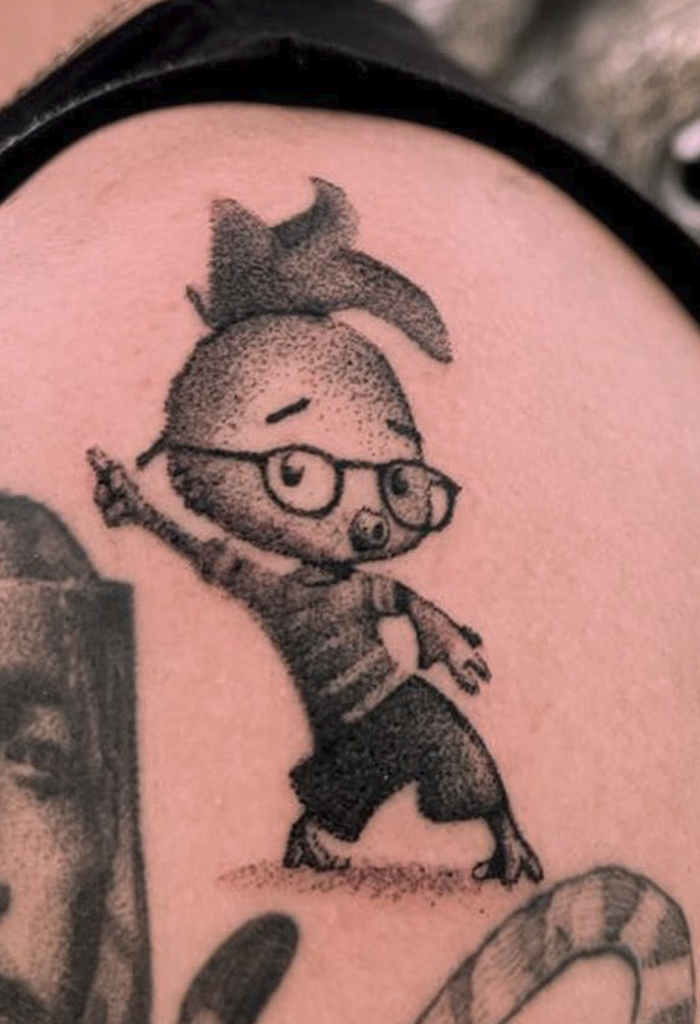 Chicken Little Dance Tattoo