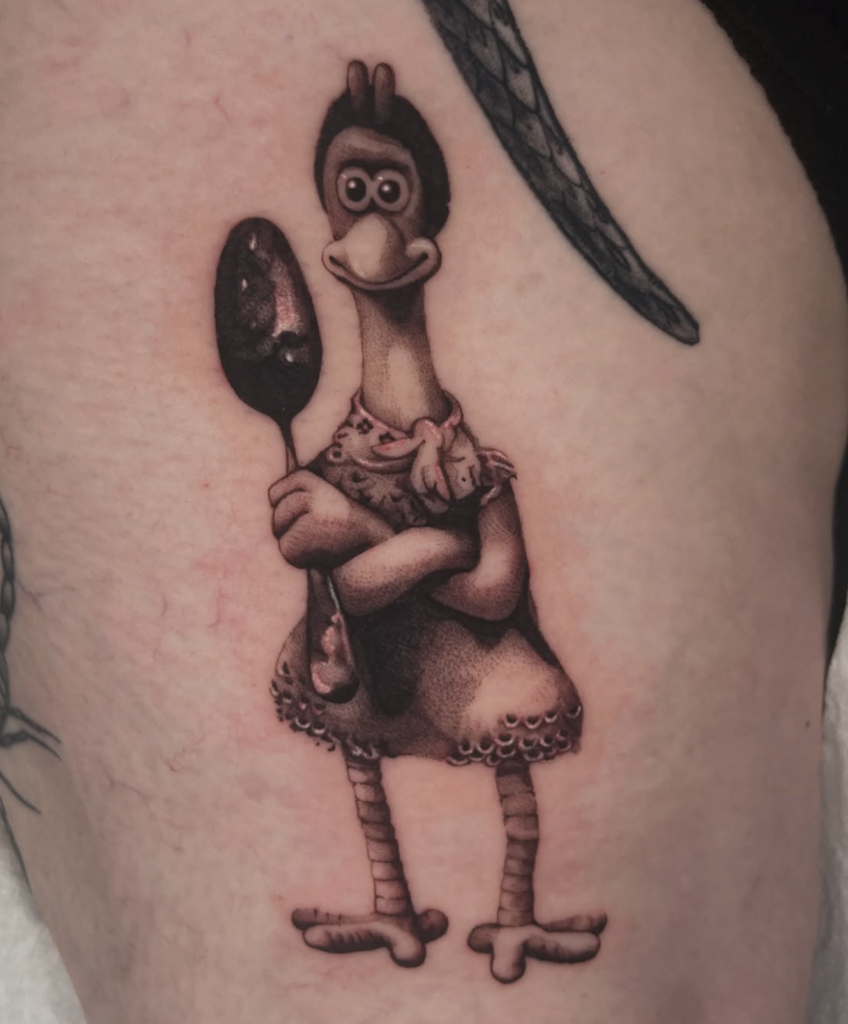 Chicken Run Ginger Tattoo