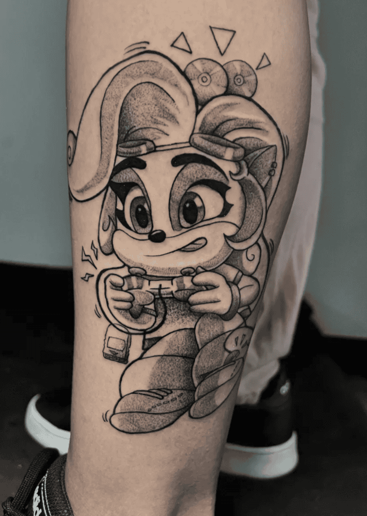 Coco Play Crash Bandicoot Tattoo