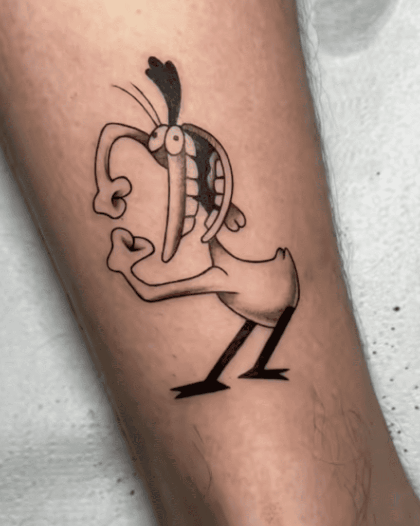 Cow and Chicken Solo Tattoo