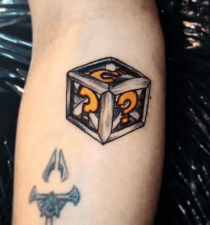 Crate Crash Bandicoot Tattoo