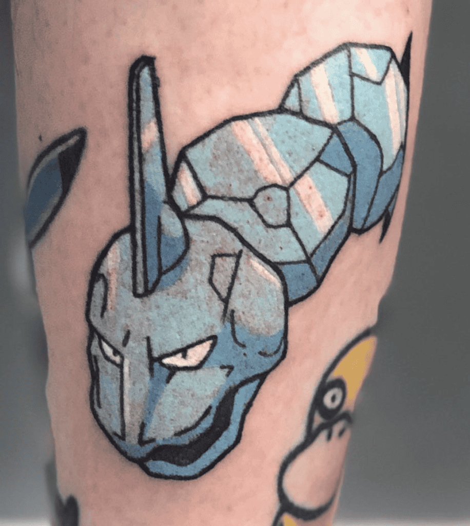 Crystal Onix Hole Pokémon Anime Tattoo