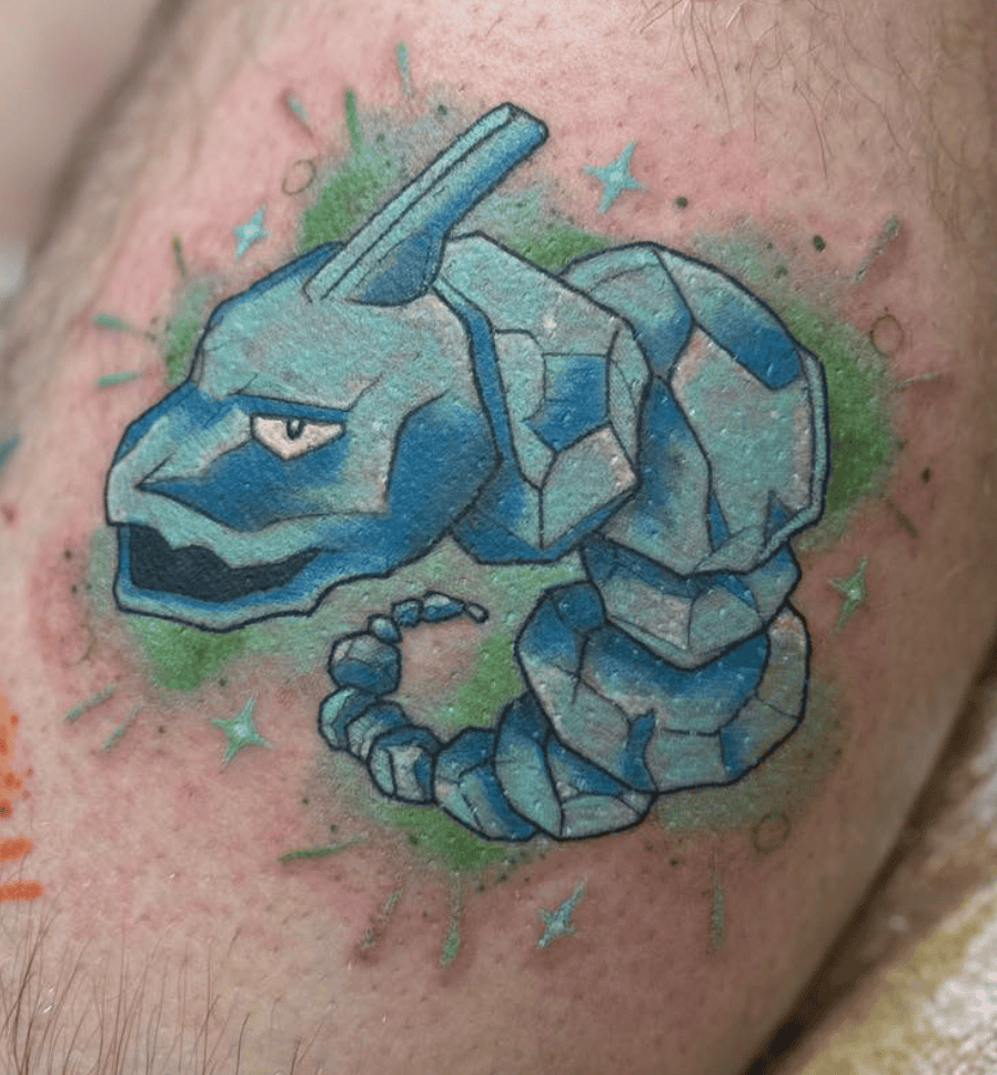 Crystal Onix Pokémon Anime Tattoo
