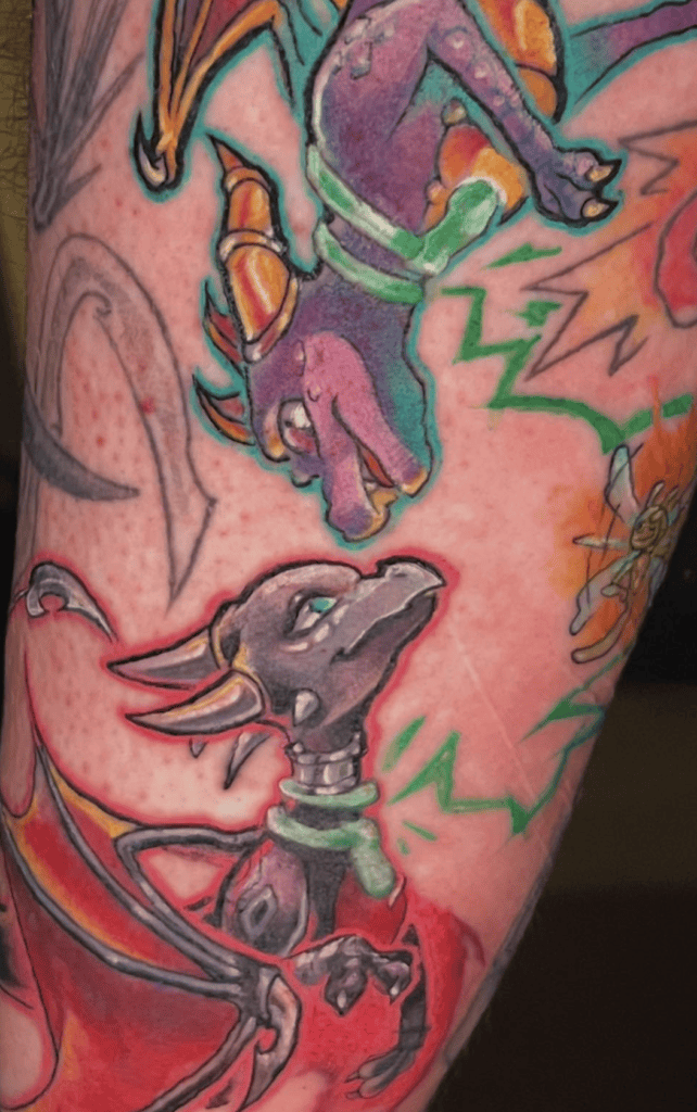 Cynder Love Spyro Tattoo