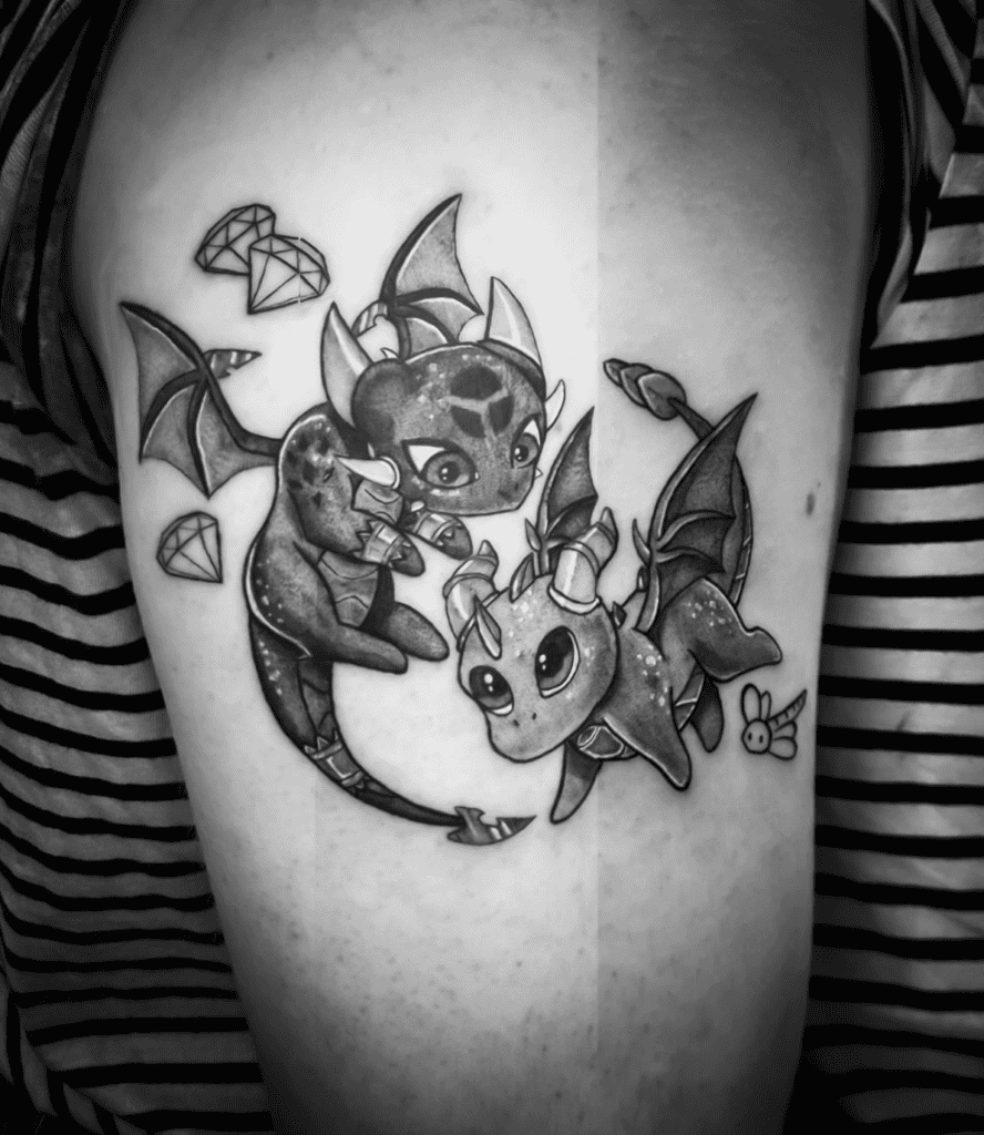 Cynder Spyro Tattoo