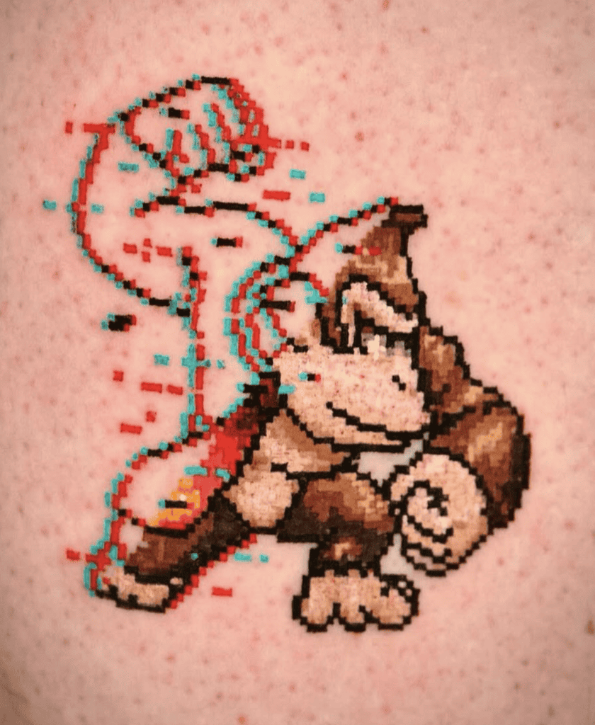 Donkey Kong Ape Tattoo