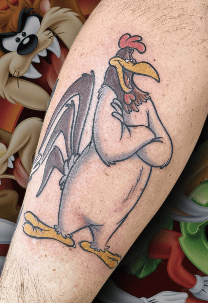 Foghorn Leghorn Chicken Tattoo
