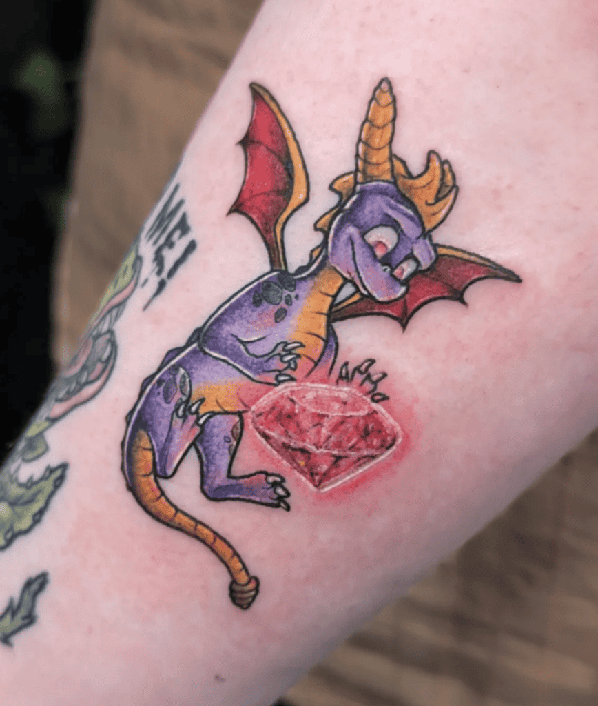 Gems and Spyro Tattoo