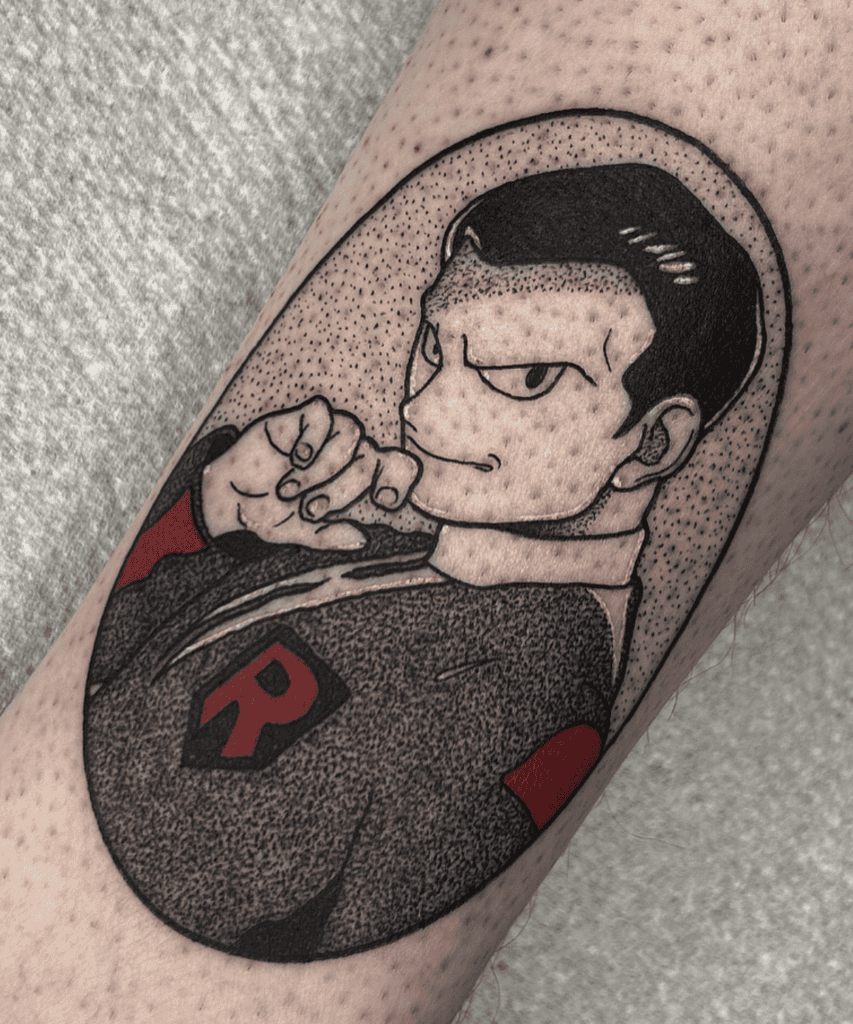 Giovanni Pokémon Anime Tattoo