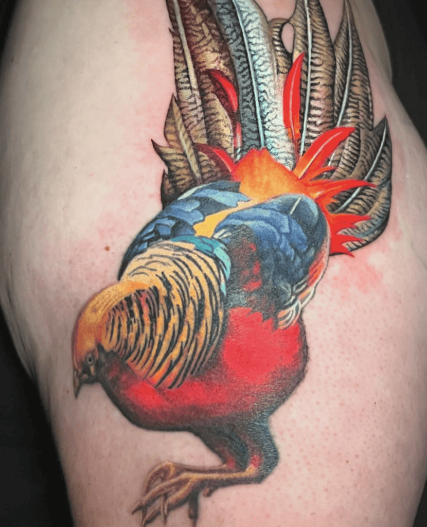 Golden Pheasant Tattoo