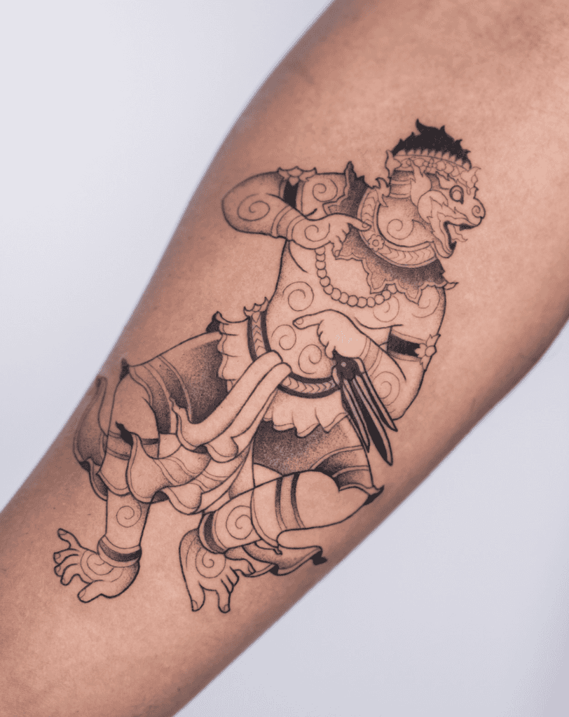 Hanuman Monkey Tattoo