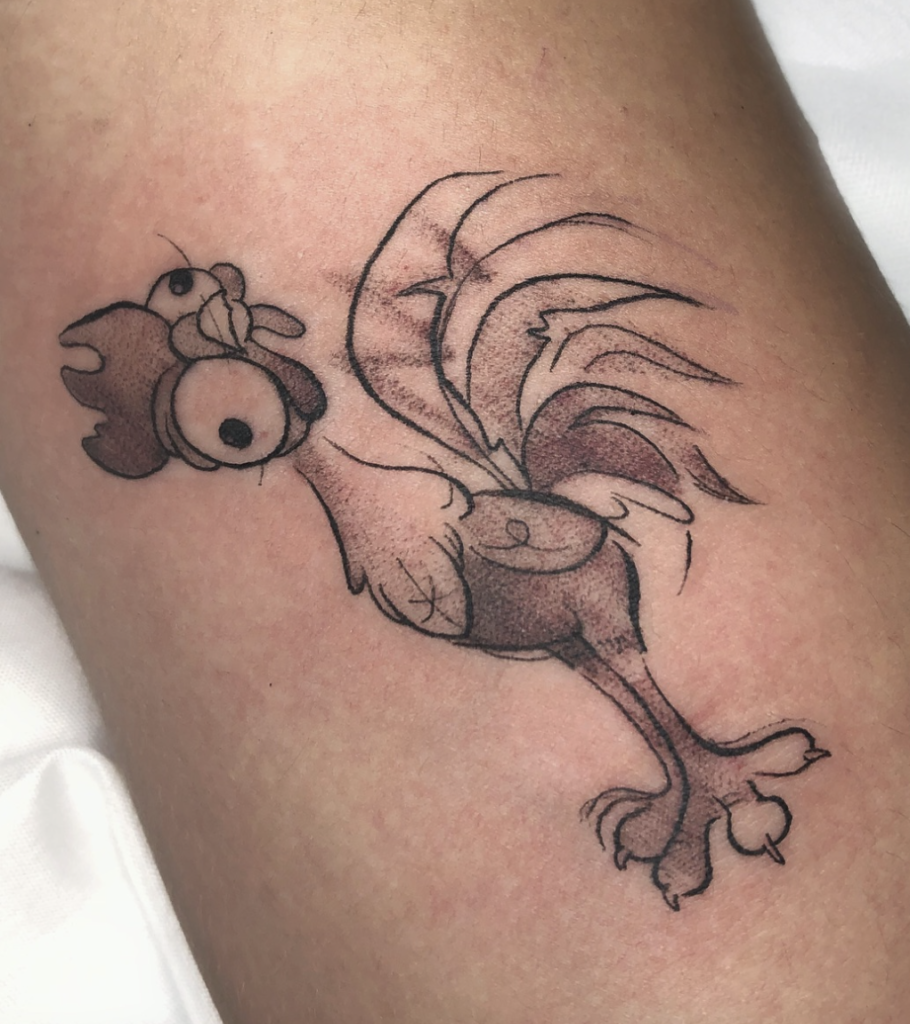 Heihei Chicken Tattoo