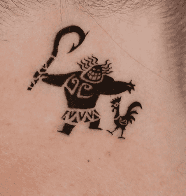 Heihei Small Chicken Tattoo