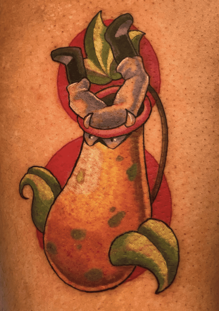 James’ Victreebel Devour Pokémon Anime Tattoo