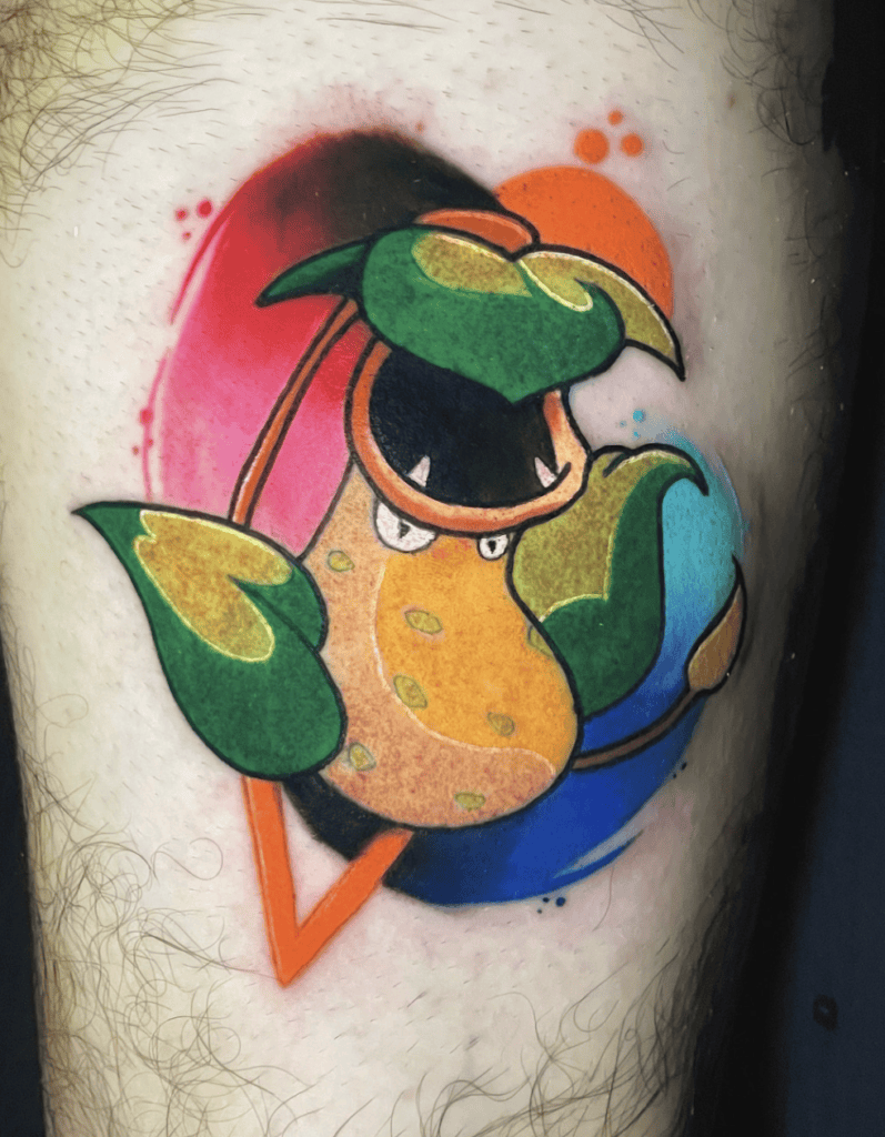 James’ Victreebel Pokémon Anime Tattoo