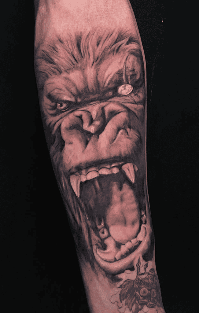 King Kong Ape Tattoo