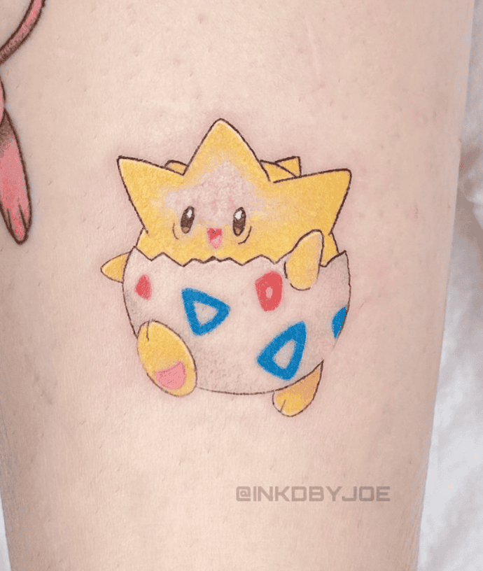 Misty’s Togepi Pokémon Anime Tattoo